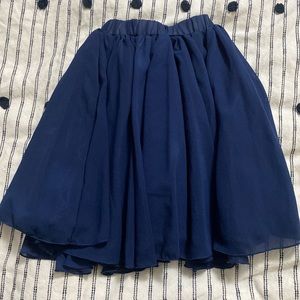 Bailey’s Blossoms Navy Blue Maxi Skirt 18-24 Months